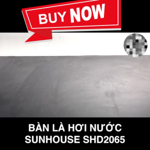 Bàn là hơi nước 1600W SUNHOUSE SHD2065 - Tự ngắt an toàn - Hàng chính hãng