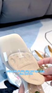 Miếng lót giày giảm đau nhứt chân miếng lót đi giày cao gót chất liệu cotton mềm mại êm chân - MUI-MAO-9003