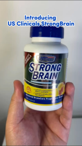 US Clinicals StrongBrain 80s | Brain Health & Memory Support | DHA EPA |100% Natural Easy To Swallow
