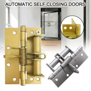 Automatic Door Closer Hinges for Cabinet Wardrobe Detachable Spring Hinges Positioning Door Closer