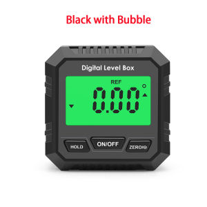 Magnetic Digital Angle Finder Inclinometer with Bubble Level 0-180° Protractor Tool for Woodworking Auto Repair Goniometer