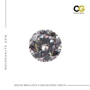 MOISSANITE GEM - EXCELLENT QUALITY BRILLIANT CUT 7.0X7.0X4.3MM 1.20 CARAT CUSTOMIZED SILVER 925 EMAS 916 GOLD RING PENDANT CINCIN BATU PERMATA DIAMOND RING WOMEN RING