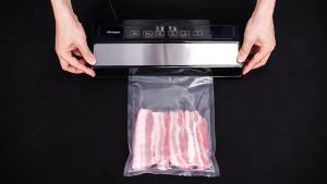 25Pcs Plastik Vacuum Makanan ukuran Besar 28x40 Cm Food Grade Sealer untuk Kemasan Daging Dimsum