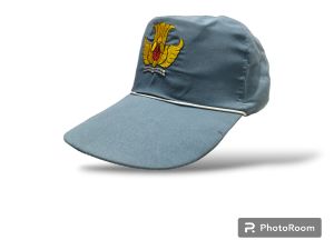 TOPI SEKOLAH SMA ABU ABU POLOS BORDIR LOGO TUTWURI KRETEK PEREKAT PREMIUM CEWE COWOK