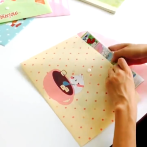 แฟ้มใส่เอกสาร แฟ้มA4 แฟ้มลายการ์ตูนสวยงาม แฟ้มลายน่ารัก แฟ้มพลาสติก