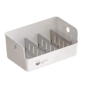 Carote Multi-Functional Kitchen Spice Organizer Box Bagged Seasonings Storage Rack Creative Grid Design Plastic Non-Electric