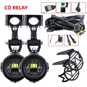 Đèn Sương Mù Phụ Trợ Nâng Cấp BMW R1200GS F800GS F700GS F650 K1600 40W 6000K Sáng Hơn Lắp Ráp Đèn Xe Máy