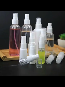 30pcs Spray Empty Bottle Portable Plastic Clear Refillable Sub-Bottling High End Sprayer Bottles