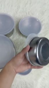 Bộ 5 tô INOX cao cấp có nắp đậy - bảo quản thực phẩm