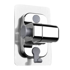 Bathroom Shower Head Holder Adjustable Adhesive No Drill Screw Self-Adhesive Wall Punch-free Shower Rack  ​Waterproof Showerhead Rack Bccessories