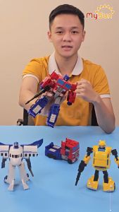 Đồ chơi người máy Robot Transformer Optimus Prime Bumblebee biến hình xe ô tô giá rẻ