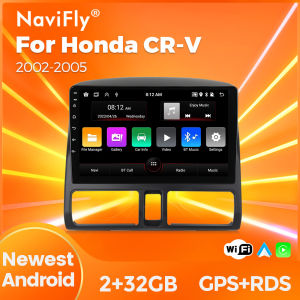 NEW Android Auto CarPlay 2Din Car Radio For Honda CR-V 2 CRV 2001-2006 Stereo GPS Navigation Video Player Intelligent Systems BT
