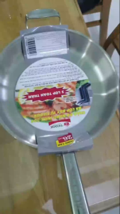 Chảo Inox 304 TICOOK 3 Đáy cao cấp xịn - Chảo đáy từ inox 304 dùng mọi loại bếp kể cả Bếp Từ