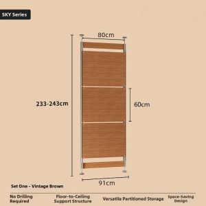 ALEDAN | Freely Assembled Multi-Layer Storage Shelving Rack
