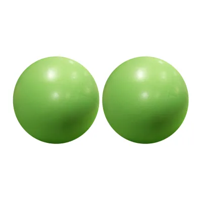 Women Gym Yoga Fitness Ball Thickening Type Anti-explosion Diameter 25cm 9.8in Pilates Workout Mini Ball Sculpting Legs and Hips