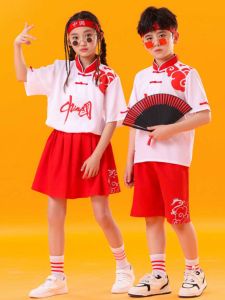 เด็กชุดเต้นรํา Chorus เครื่องแบบสําหรับโรงเรียนประถมศึกษาหญิงอนุบาลบัลเล่ต์เครื่องแต่งกายวันเด็ก