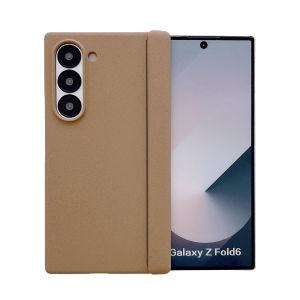 เคสพีซีแข็งแบบบาง Z Fold 4 5 6 7 สีพื้น ฝาหลังป้องกันบานพับ เคส Samsung Galaxy Z Fold 7 เคสโทรศัพท์พลาสติกทนทานแบบคลุมครึ่งเดียว พื้นผิวทรายแบบแข็ง อุปกรณ์เสริม