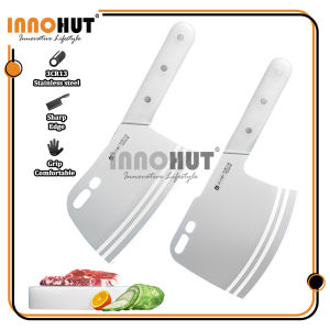 [1PC] Innohut Kitchen Knife Pisau Besar Pisau Daging Bone Chopper Knife Cleaver Chef Knife Kitchen Utensils