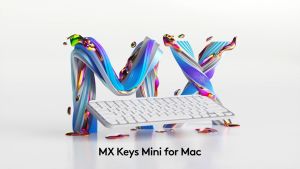 Logitech MX Keys Mini for Mac Minimalist Wireless Keyboard Compact Bluetooth Backlit Keys USB-C Tactile Typing Compatible with MacBook ProMacbook AiriMaciPad