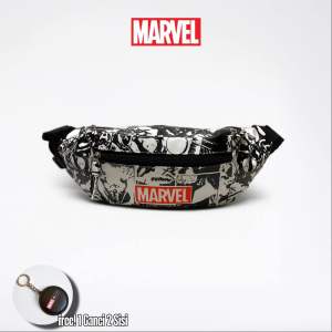 Murazhshop Tas Pinggang Anak Laki Laki Spiderman x Marvel Komik Selempang Laki Laki Terlaris