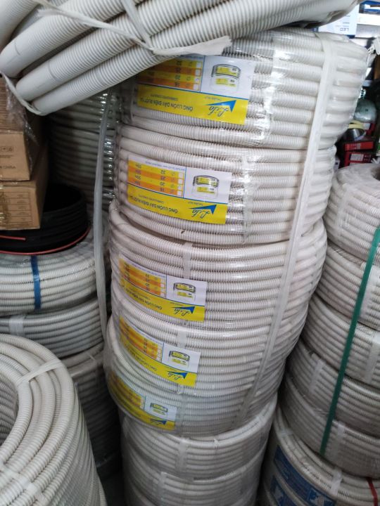 ống ruột gà luồn dây điện phi 20 cuộn 50m