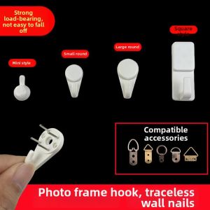 MUHUALAN | Multifunctional Invisible Wall Hooks for Picture Frames and Clocks
