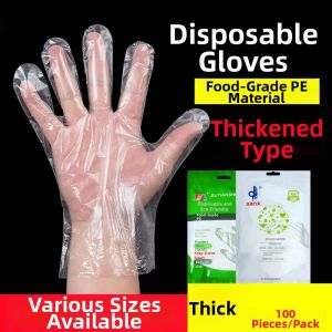 XIANGCAI | Extra Thick Disposable Gloves Food Grade PE Film
