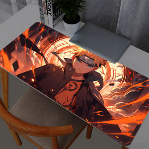 Bandai | Mouse Pad Naruto Uzumaki Anime Gaming Accessories Varmilo Keyboard Desk Mat Gabinete Gamer Carpet Mousepad Pc Mouse Mats