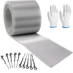 Plastic Aluminum Gutters Leaf Filter Net Roof Eave Protection Network Garden Drainage Ditch Clogging Prevention round Size