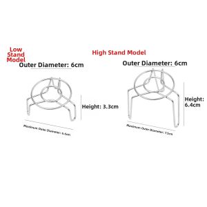 YZ | Stainless Steel Mini Steamer Insert Small Home Multi-functional Low & High Stand