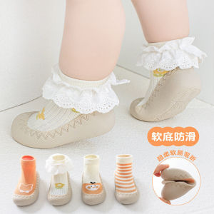 ถุงเท้าเด็กผ้าฝ้ายลายการ์ตูนฤดูร้อน ถุงเท้าเดินแบบบางสำหรับเด็กแรกเกิด ถุงเท้าพื้นสำหรับเด็ก ถุงเท้าฤดูใบไม้ร่วงฤดูหนาว รองเท้าเด็ก ถุงเท้าสำหรับเด็กที่ยังเดินไม่ได้