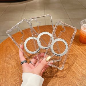 Applicable to Samsung S26Ultra mobile phone case rotating bracket space case S25plus four-corner anti-drop mobile phone case A57.