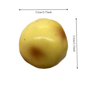 Crunchy Squishy Caramel Pudding Stress Ball Fidget Toys Food-shaped Pudding ASMR Sensory Stress Relief Toys for Adults Gift