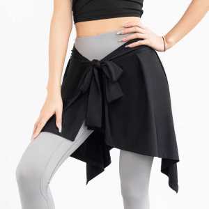 Yoga Shorts Running Fitness Slimming Quick Dry One Piece Butt Covering Tennis Skirt Half Body Net Curtain Womens Sportswear