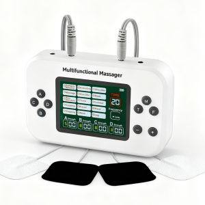 เครื่องกระตุ้นกล้ามเนื้อไฟฟ้าแบบมืออาชีพ 4 in 1 ความถี่ต่ำ สำหรับกายภาพบำบัด คลื่นรัสเซีย EMS TENS กระตุ้นด้วยไฟฟ้า