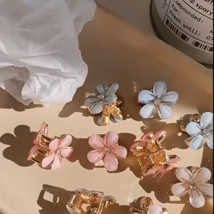 JR - JEPIT RAMBUT BUNGA KAMBOJA MINI PREMIUM /JEPIT RAMBUT PONI / JEPITAN KAMBOJA / HAIR CLIP KOREA