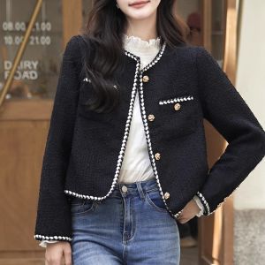 Fashion New High-end Style Popular Niche Short Tweed Jacket