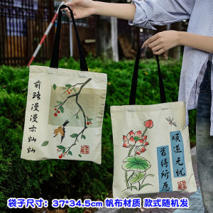 Túi Vải Canvas Sáng Tạo Thiết Thực Phong Cách Cổ Điển Quà Tặng Cho Học Sinh Trung Học Cơ Sở Trung Học Phổ Thông Đại Học Quà Tặng Lớp Học