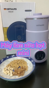 Máy Làm Sữa Hạt OSTMARS 800ml Gồm : 5 chức năng nấu + 1 chức năng làm sạch máy Bảo Hành 12 tháng