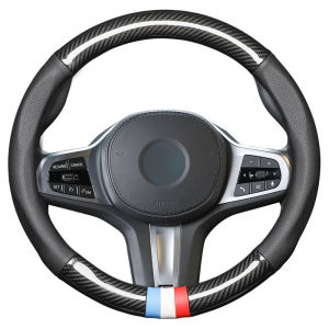 Isuzu Dmax Mux Trooper Fuego Sportivo Crosswind Hi-Lander Alterra Leather Car Steering Wheel Cover Non-Slip Breathable Wheel Cover Protector Isuzu Special Interior Accessories