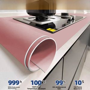 High-Temperature Resistant Kitchen Countertop Pad Protection Film Stain-Resistant Waterproof Oil-Proof Food Grade Cabinet Mat