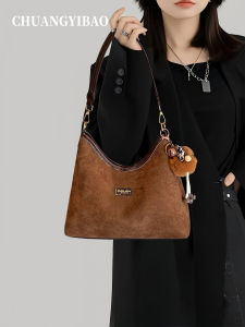 Retro Underarm Tote Bag Womens 2025 New High-End Luxury Commuter Crossbody Bag Soft Surface Single Shoulder Handbag