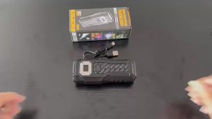 Super Bright High-Powerful Type-C Rechargeable Flashlight Beam Distance 303M Built-in Battery Portable Work Light