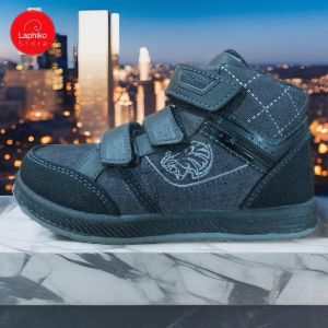 Sepatu sekolah hitam perekat Pro ATT DBC 801 v3 30-38