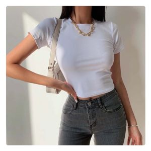 COD BAJU KAOS CROP TOP BAJU CROP TOP T SHIRT CROP TOP ATASAN CROP TOP / BAJU CROP / CROP TOP KOREA