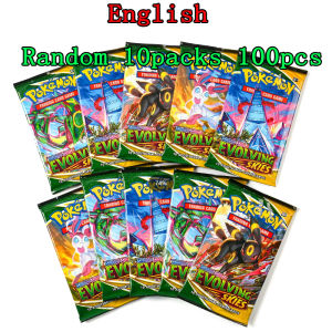 Bandai | 360Pcs Pokemoned Card Prismatic Evolutions Scarlet Violet 151 Destined Rivals Black Bolt English Booster Battle Transaction Card