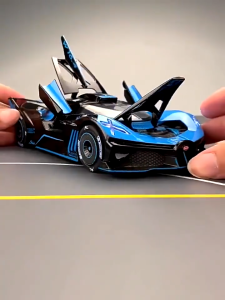 1:32 Bugatti Bolide Supercar Metal Diecast Alloy Toy Car Model Trucks For Kids Toys Vehicles Hobbies Collection