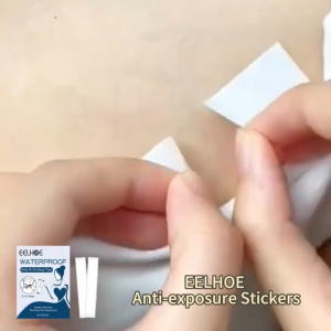 80Pcs/Pack Anti-slip Clothing Tape Stickers Clothes Leakage Non-Marking Double-sided Underwear Tape