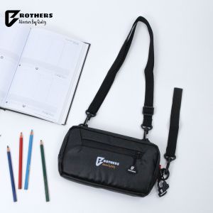 Clutch Handbag Pria Wanita Pouch BROTHERS SLIM Anti Air Waterproof Tas Selempang