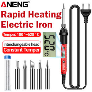 ANENG | 60W Electric Soldering Iron With Display Digital ANENG SL105 Portable Rapid Heating 180~520°C Adjustable Temperature Repair Tool